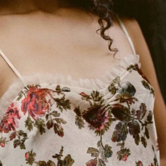 🎁FLASH SALE🎄Dôen NWT Calsi Dress in Primrose Garden Floral Size L - Picture 2 of 6